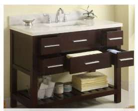 Priva 42" Single Bathroom Vanity Base Only