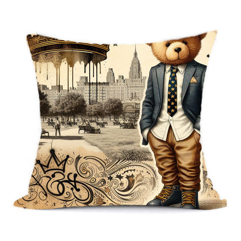 Abstract Throw Pillow