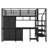 Loft Bed With Desk, Drawers And Wardrobe