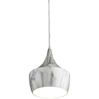 Romona 1 - Light White Teardrop Pendant