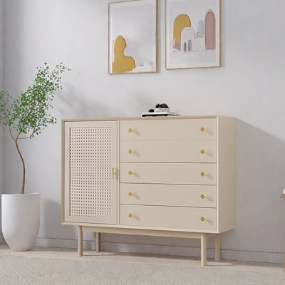 Armoire d'entrée en bois massif Minimalist Modern