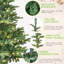 Arbre de Noël artificiel avec lumières DEL-381426339