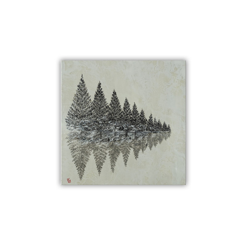 Art mural "Whispering Woods" par Karen Biery, H 12 po x l 12 po, Toile tendue, Does Not Apply