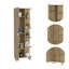 Armoire à linge à 5 tablettes-1952839355