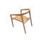 Fauteuil d'extérieur en teck Spence