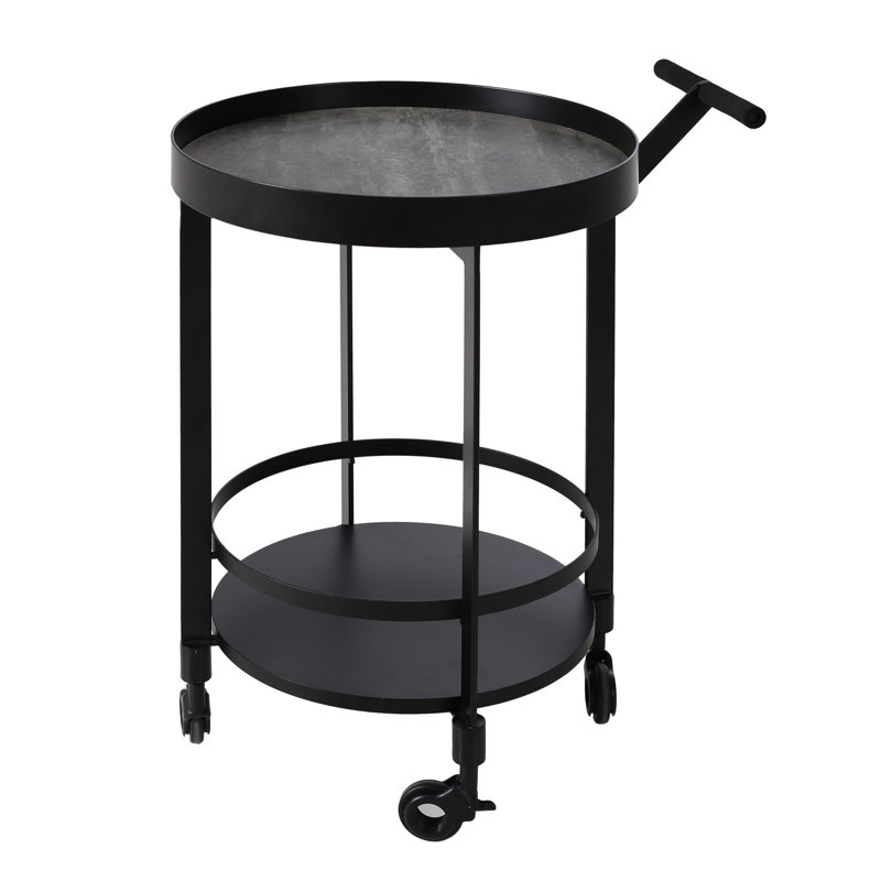 Abdul-Baasit Metal Bar Cart