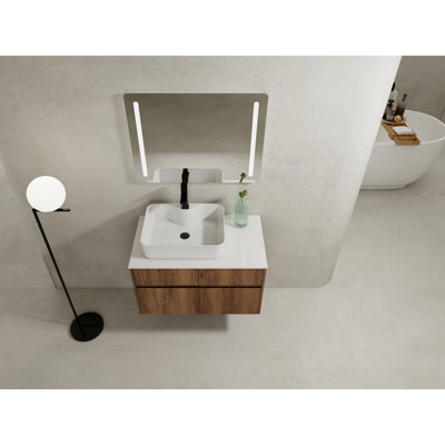 Meuble-lavabo en bois de 31,5 po (doit inclure le meuble-lavabo et le lavabo)
