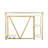Techni Mobili Industrial Writing Desk, Gold