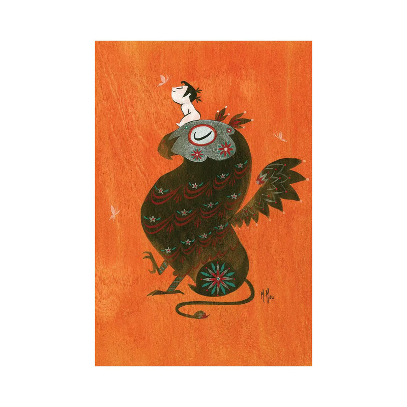 Griffin by Martin Hsu - Wrapped Canvas Gallery-Wrapped Canvas Giclée, 66.04 cm H x 45.72 cm W x 3.175 cm D