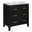 Meuble-lavabo avec lavabo et 3 tiroirs-129606456