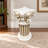Angel Carved Roman Column Display Pedestal