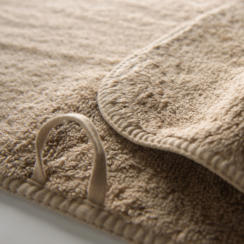 Long Double Loop Hand Towel, Stone, 18" W x 30" L