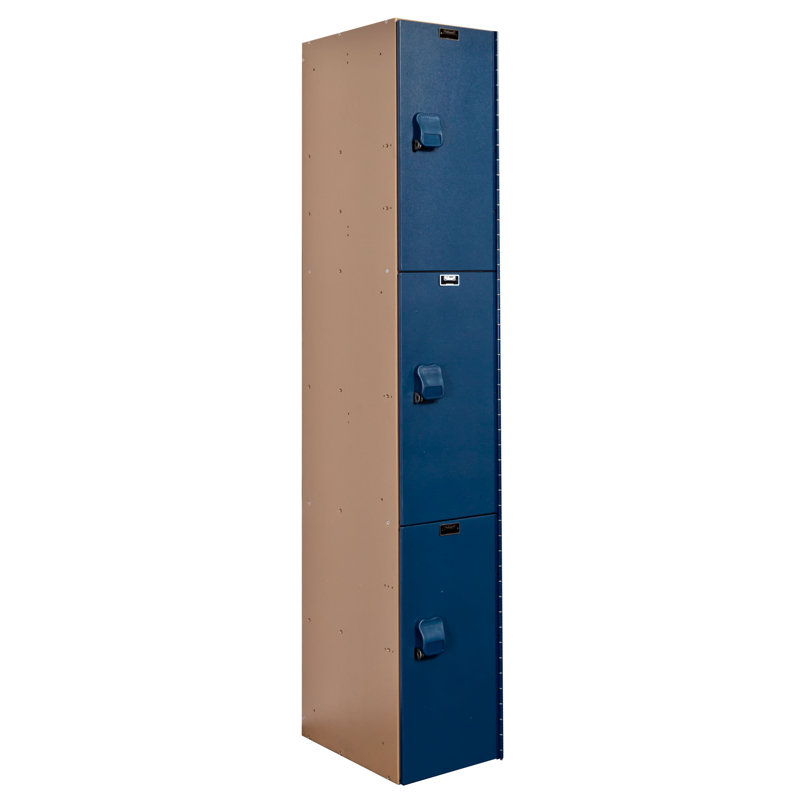 Casier large à 3 niveaux 1 AquaMax, Bleu foncé