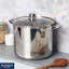 Buckingham Deep Induction Stainless Steel Stock Pot with Glass Lid-115987722