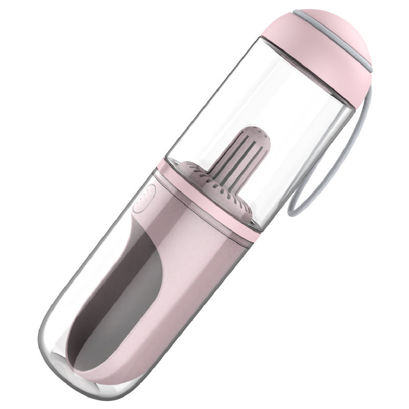 Mangeoire à eau filtrée de poche Pet Life, Rose