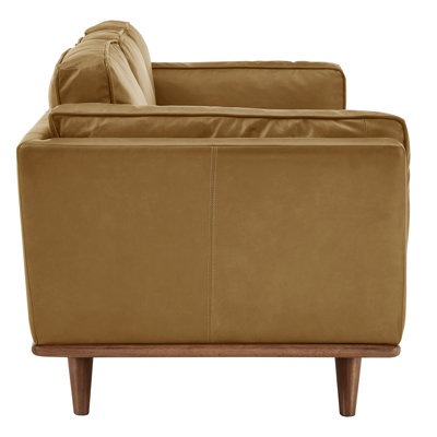 Allotey 90'' Leather Sofa