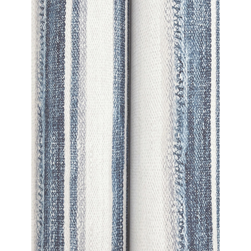 Loom Spun Indigo Wallpaper, Blue
