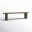 Banc en bois massif Thompkins