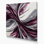 Aquarelle abstraite 94, art mural sur toile brune