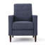 Fauteuil inclinable manuel capitonné à boutons-1752336898