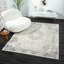 Tapis traditionnel gris / ivoire lavable à la machine-1410580914