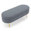 Banc de rangement rembourré en flanelle-749495528