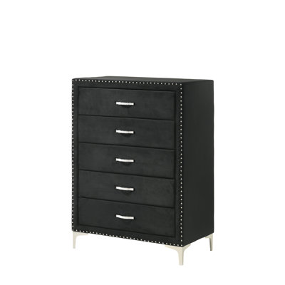 Commode noire Lucinda