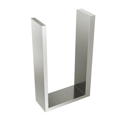 Erupt Wall-Mounted Spare Toilet Paper Holder  - Brushed Nickel, Premium Brass Construction, Installation Hardware Included
