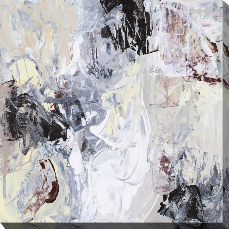 « past, present, future », reproduction de peinture à l’acrylique sur toile, H 24 po x l 24 po x P 1 po