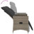 Reclining Garden Sofa Grey