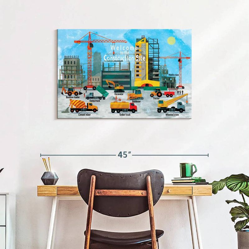 Tableau des chantiers Ashelle, H 24 po x l 36 po