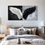 Decor Elements - Ailes d'ange blanches et noires sur toile, 2 pièces-93821756