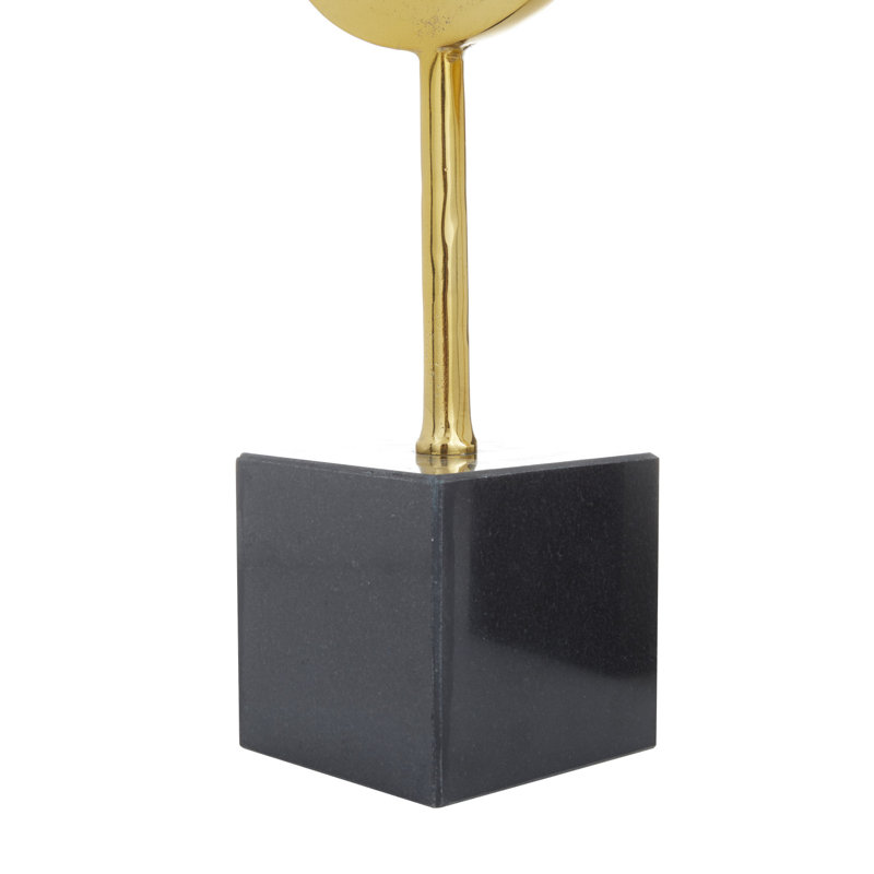 Andere 2 Piece Metal Sculpture Set, Gold