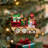 Hanging Locomotive Figurine Christmas Ornaments