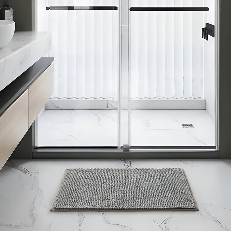 Sylvin Non-Slip Indoor Door Mat, Lilac, 40cm W x 60cm L