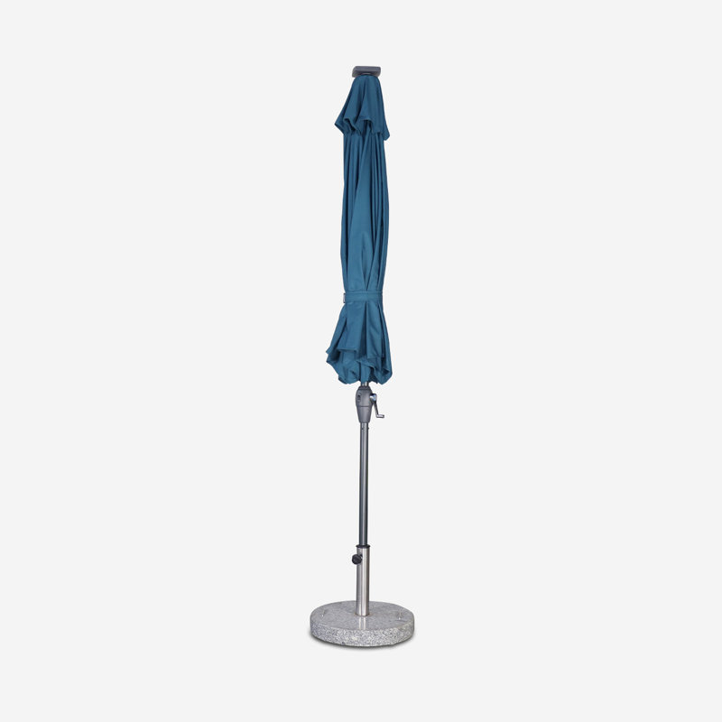 Andre-Lee 265cm Lighted Parasol, Dark Blue
