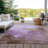Julian Lavender Washable Indoor-Outdoor Rug - -2090715342