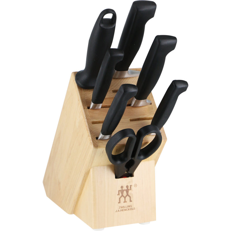 Zwilling J.A. Henckels 8-Piece Stainless Steel Knife Block Set