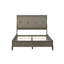 Mobilier de chambre à coucher en bois capitonné avec tête de lit capitonnée style transitionnel 1pc