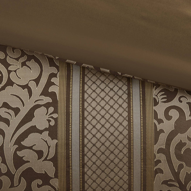 Ensemble de literie en jacquard hypoallergénique, confort en polyester, style maison