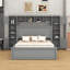 Lit en bois avec armoire tout-en-un, tablette et prises, lit gigogne-816761856-816761860