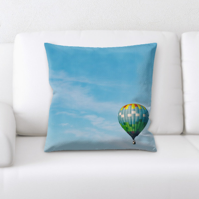 Microsuede Reversible Throw Pillow