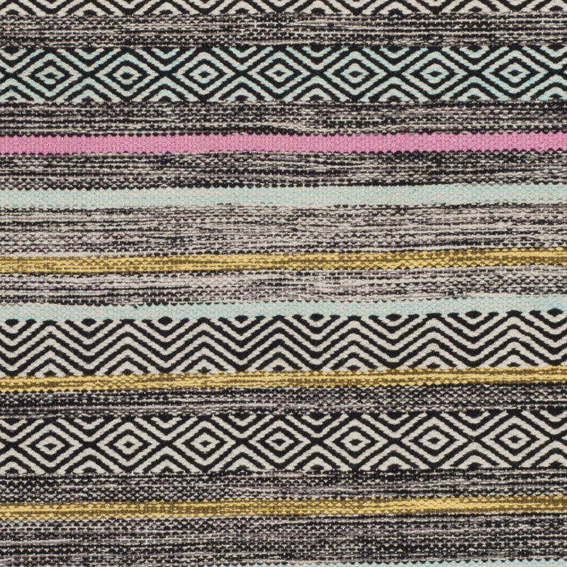 Montauk Hand Woven Cotton Striped Rug, Rectangle 2'6" x 4'