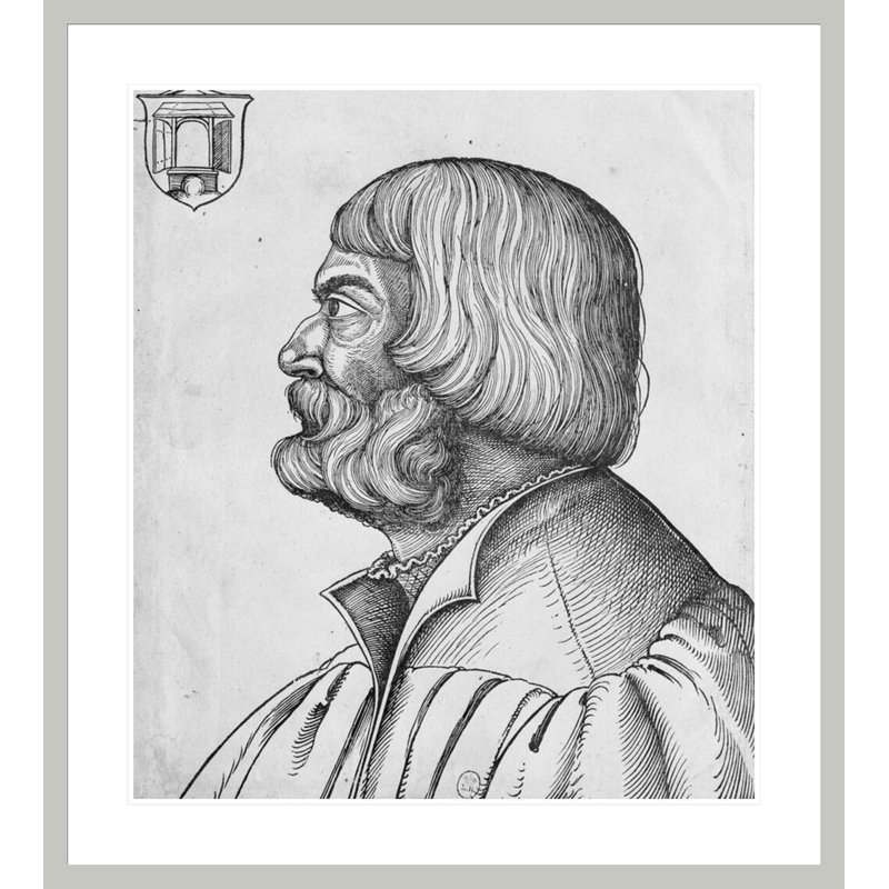 Autoportrait par Albrecht Dürer - Impression sur toile, H 37,18 po x l 33,5 po
