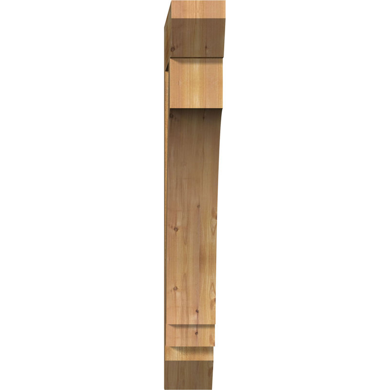 Support de scie brute à lattes 6 po x P 34 po x H 46 po, cèdre rouge de l'Ouest, Cèdre rouge, H 46 po x l 6 po x P 34 po