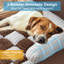 Coussin pour chien en peluche à carreaux, coussin de canapé antidérapant pour chien et protecteur de meubles-155375034-155375039