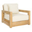 Montford Teak Patio Chair with Cushions-2046418003