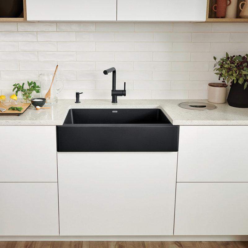 Vintera SILGRANIT 30" L X 19'' W Farmhouse Sink, Café