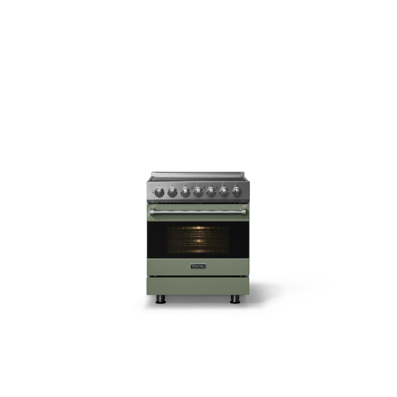 3 Series 30" Self-Cleaning Electric Range, Eucalyptus