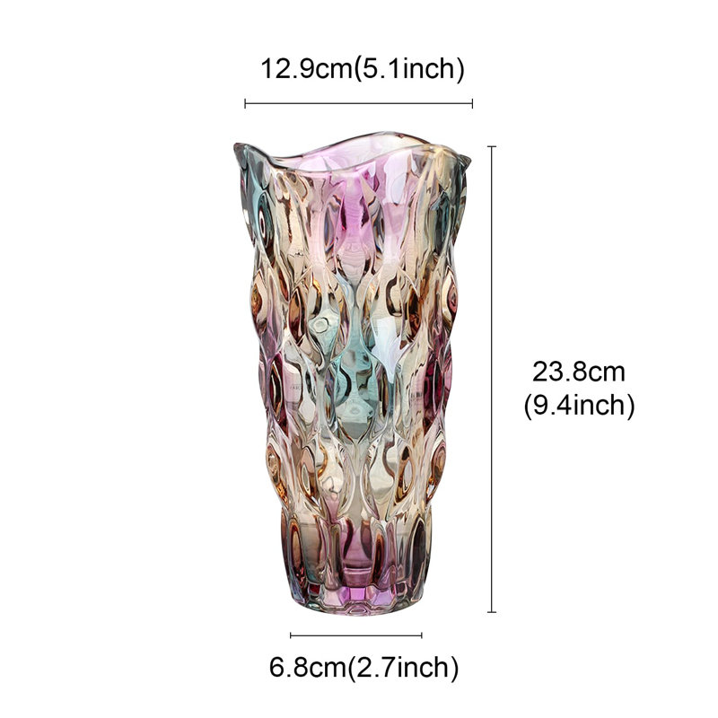 Cacie Glass Table Vase, Heavy Duty